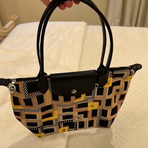 Longchamp 2015 Le Pilage Tote Jeremy Scott Graphic Design Print - Picture 4 of 4